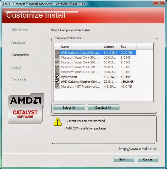amd catalyst install manager windows 10